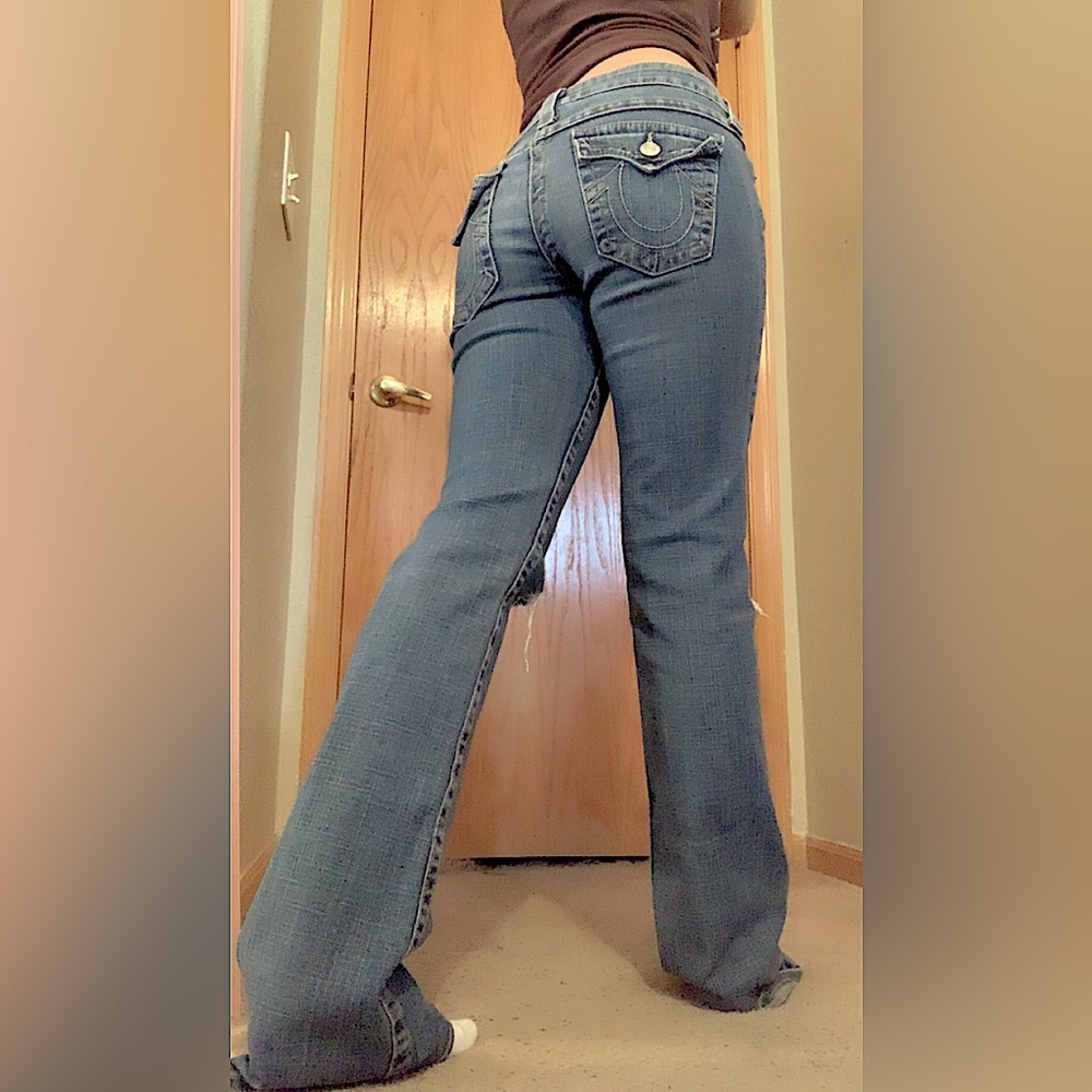 True Religion Becky Boot Cut Low Rise Jeans